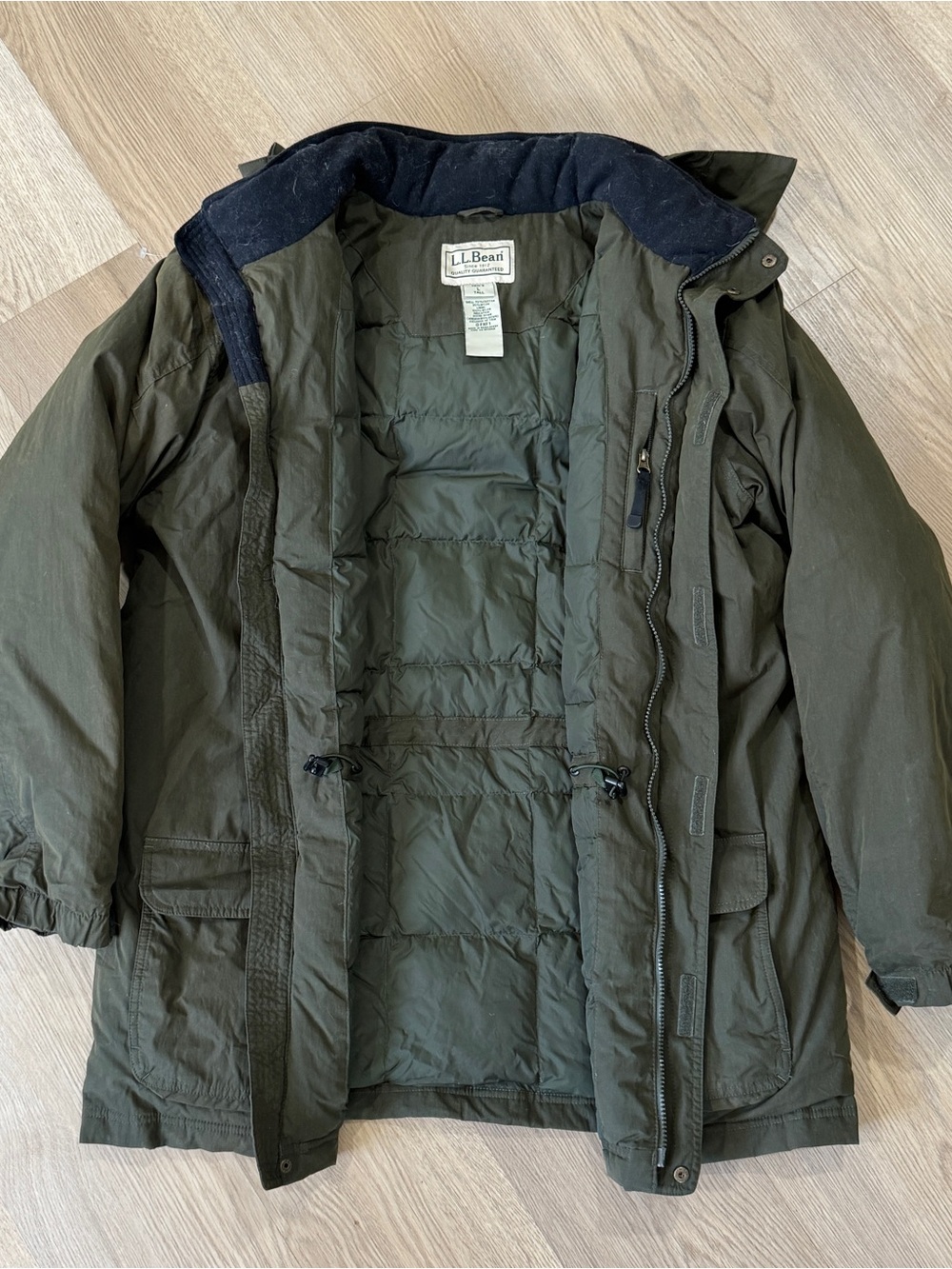 Vintage Men’s L.L. Bean Olive Green Parka Jacket